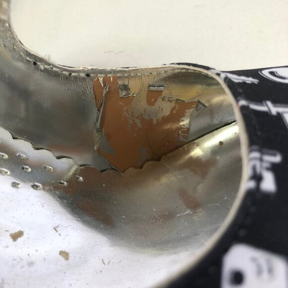 Chocolaticas Lock & Key Black & White Mary Jane Mid Heeled Shoes Size 36 (5.5) - Picture 15 of 16